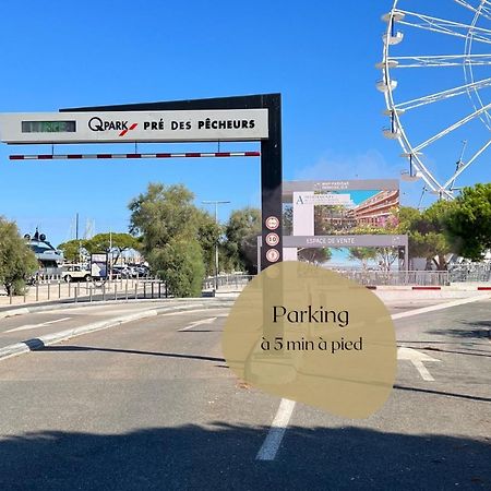 Vieil Antibes, Plage De Sable, Avec Parking Exteriör bild
